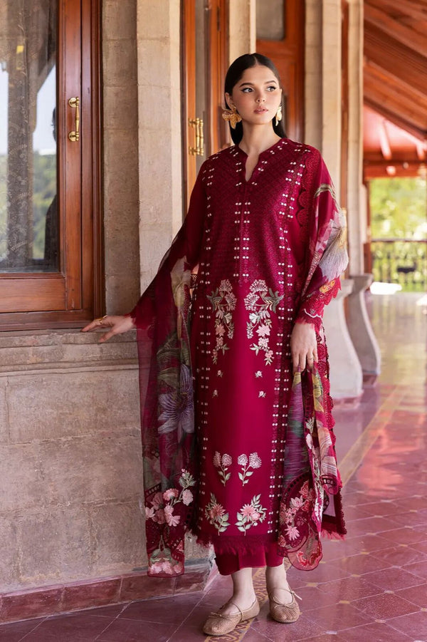 SARIA SHAKIRA Embroidered Lawn Unstitched Suit
