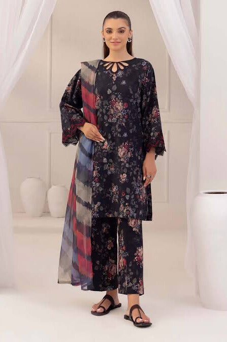 Baroque 3 Piece Embroidered Lawn Suit