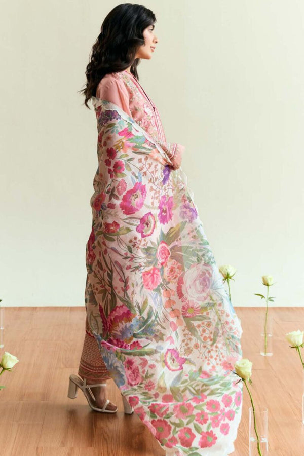 ZARA SHAHJAHAN Embroidered Lawn Unstitched Suit