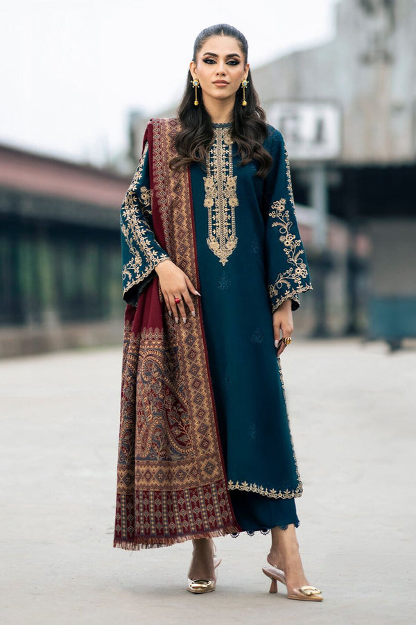 Premium Raplica of IZEL 3pcs Unstitched Dhanak Suit
