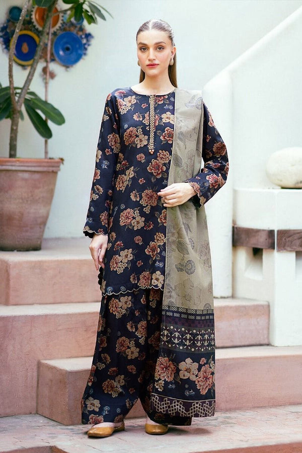 BAROQUE 3piece Embroidered Unstitched Suit