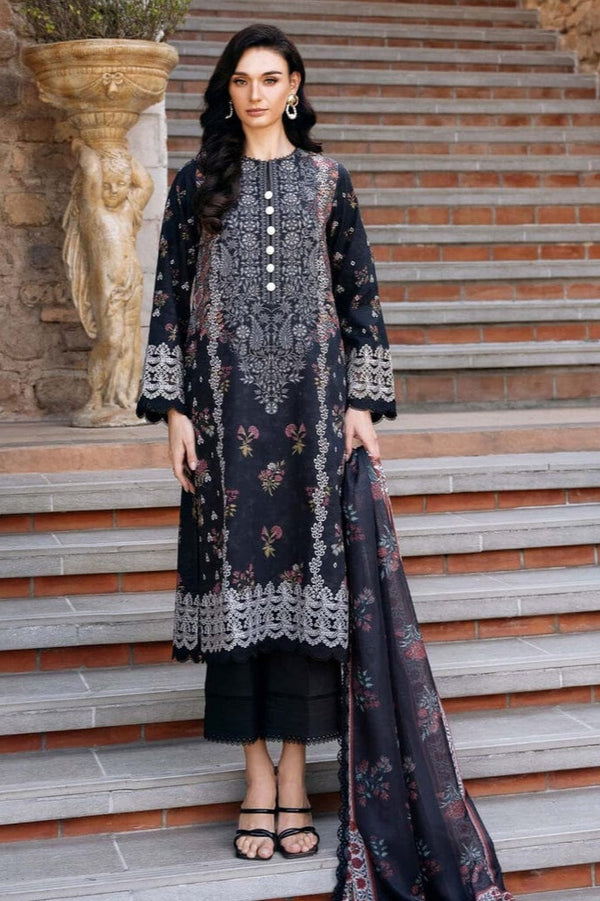 AFROZEH 3piece Embroidered Unstitched Suit