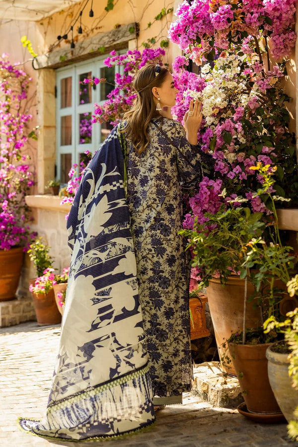 Elaf Embroidered Chikan kari Unstitched 3 Piece Lawn Suits