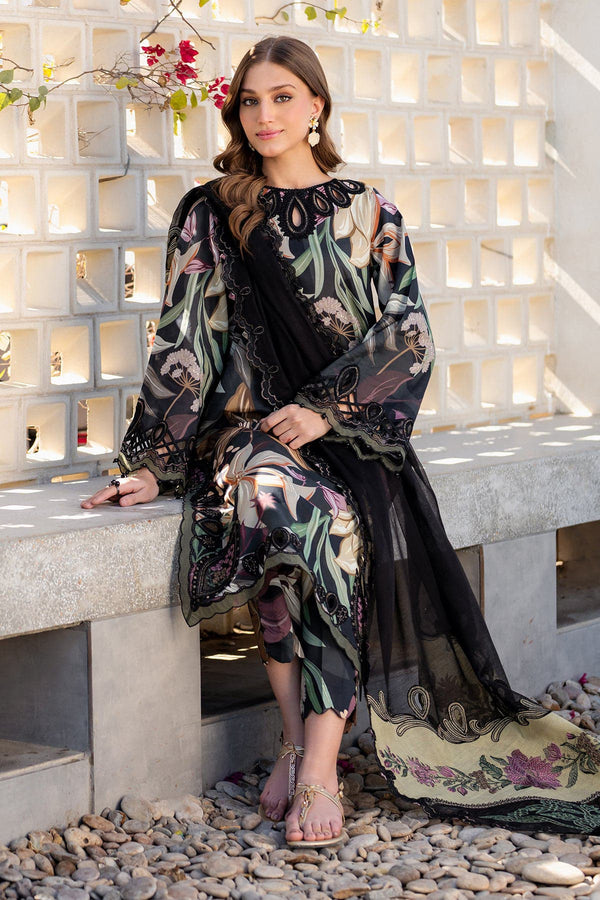 Premium Raplica of BAROQUE Linen Embroidered Unstitched 3pcs Suit