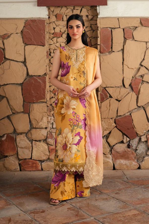 Iznik Digital Printed Lawn 3 Piece Suit