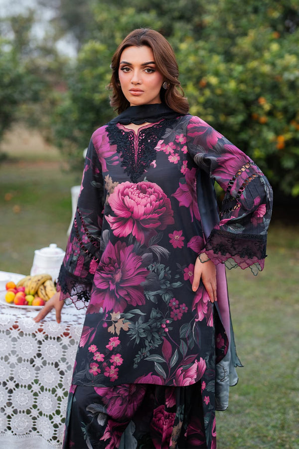 Iznik Digital Embroidered Printed Lawn 3 Piece Suit