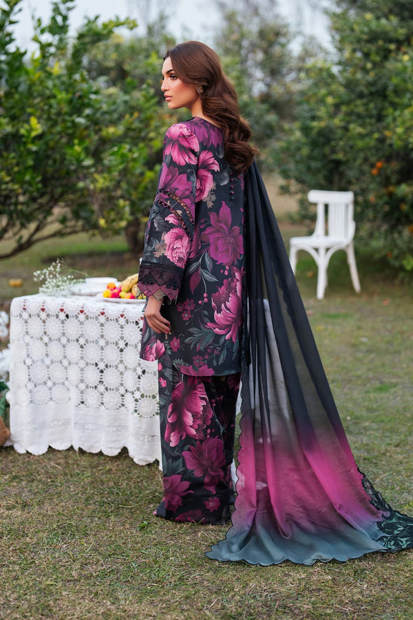 Iznik Digital Embroidered Printed Lawn 3 Piece Suit