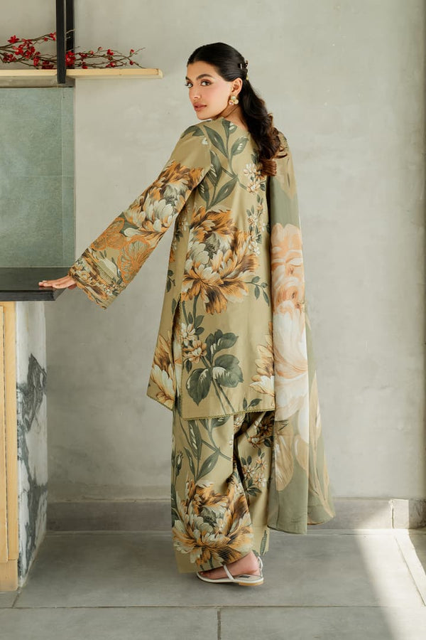 Iznik Digital Printed Lawn 3 Piece Suit