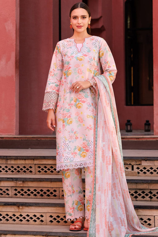 AFROZEH 3 Piece Printed Unstitched Lawn Suit