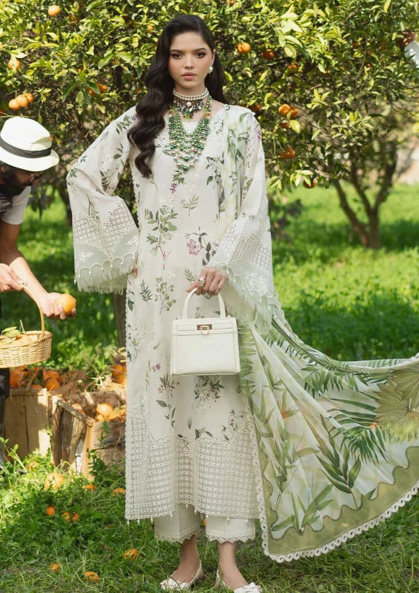 Printkari Embroidered Lawn Unstitched 3Pc Suit