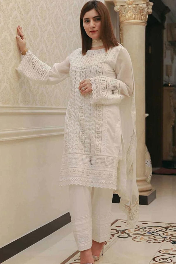 ZARA SHAHJAHAN CHIKANKARI 3 Piece Suit