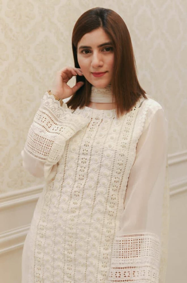 ZARA SHAHJAHAN CHIKANKARI 3 Piece Suit