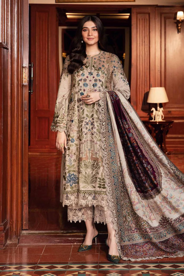 MARIA B. Embroidered 3 Piece Lawn Suit