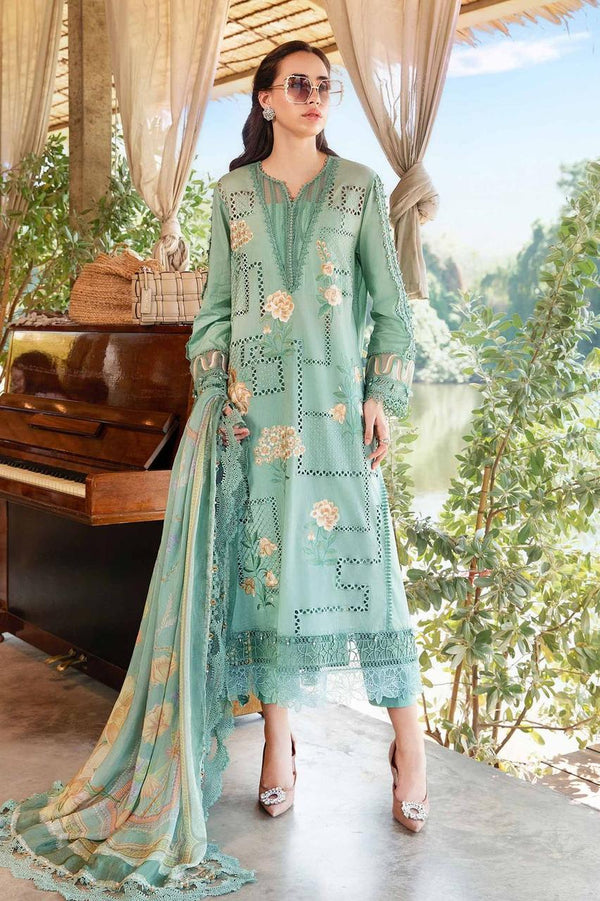 MARIA B. Embroidered 3piece Suit