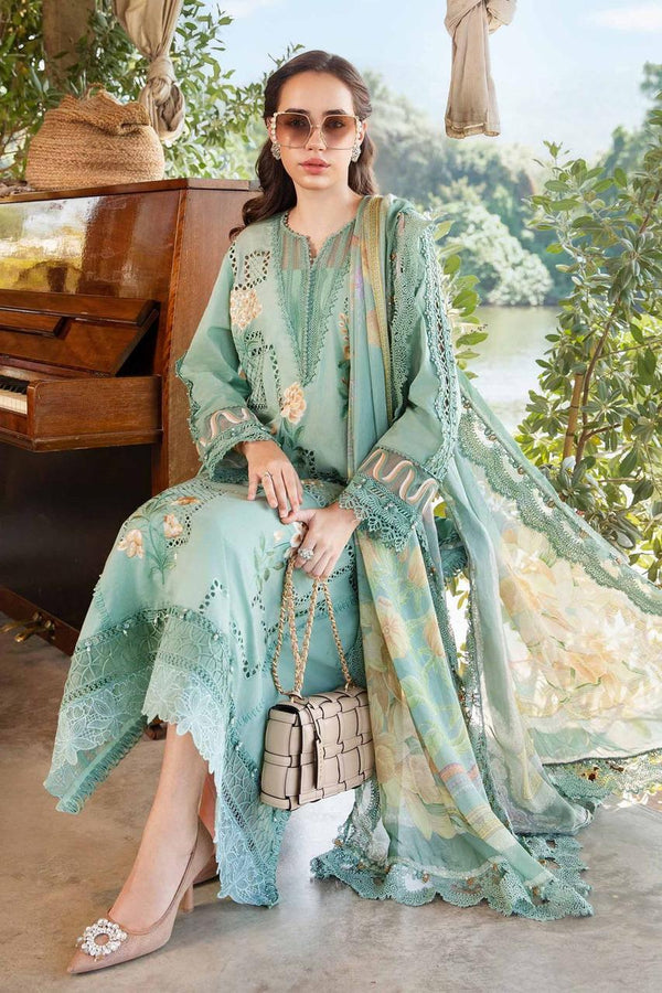 MARIA B. Embroidered 3piece Suit