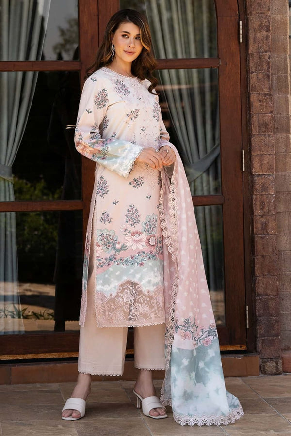 AFROZEH 3piece Embroidered Unstitched Suit