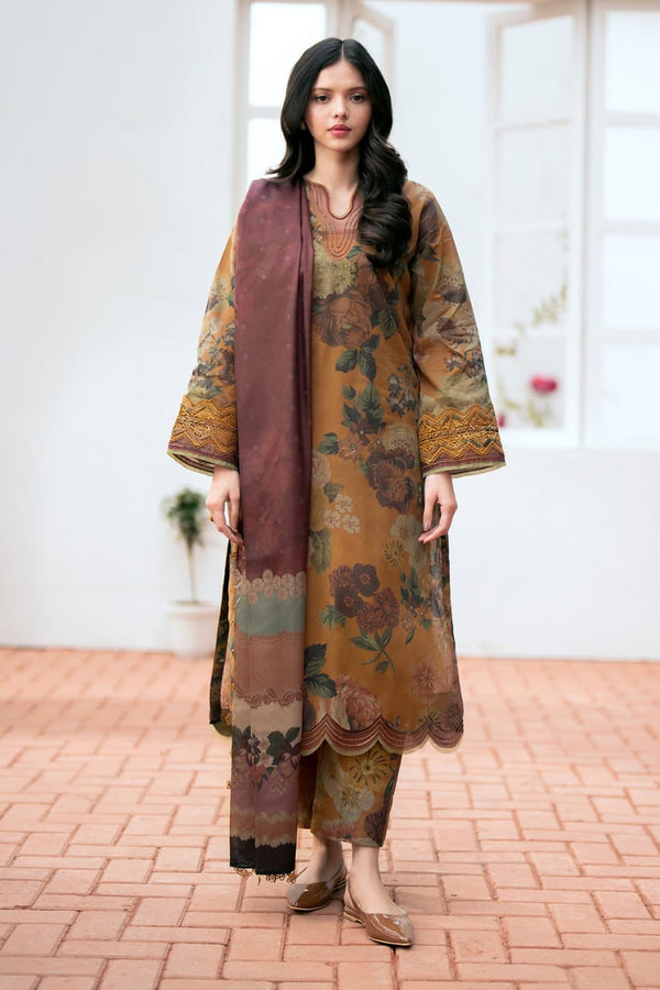 BAROQUE 3piece Embroidered Unstitched Suit