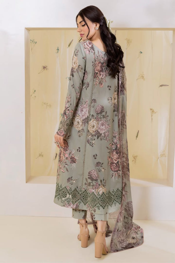 IZNIK 3piece Embroidered Unstitched Suit