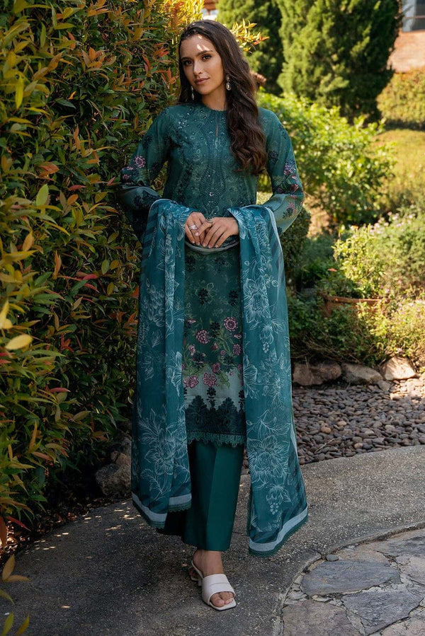 AFROZEH 3piece Embroidered Unstitch Suit