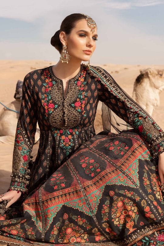 MARIA B. Fancy 3pc lawn unstitched Suit