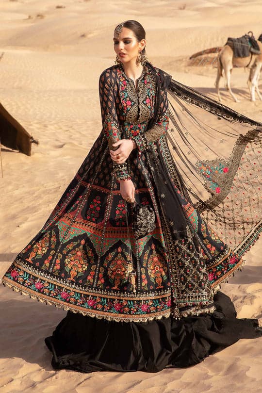 MARIA B. Fancy 3pc lawn unstitched Suit