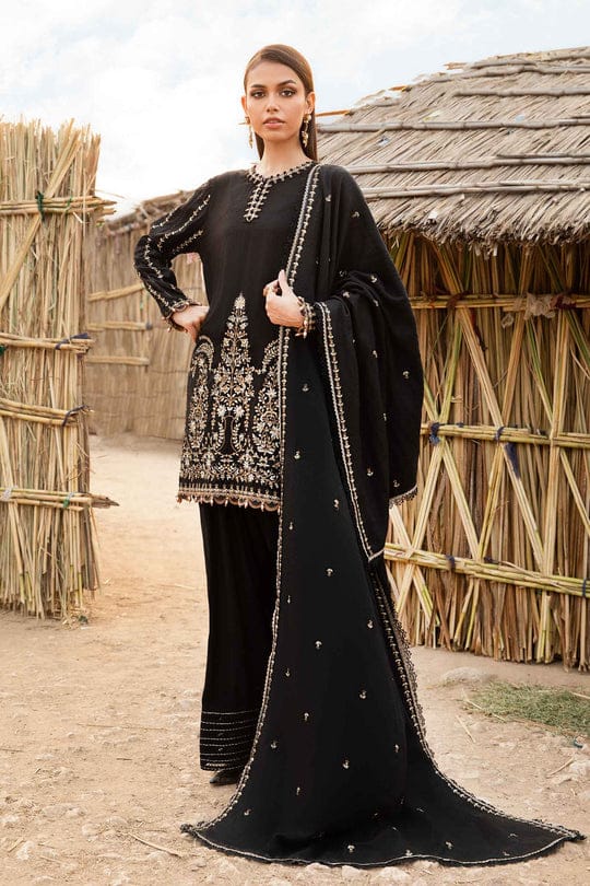 MARIA B. Embroidered 3piece Unstitched Suit