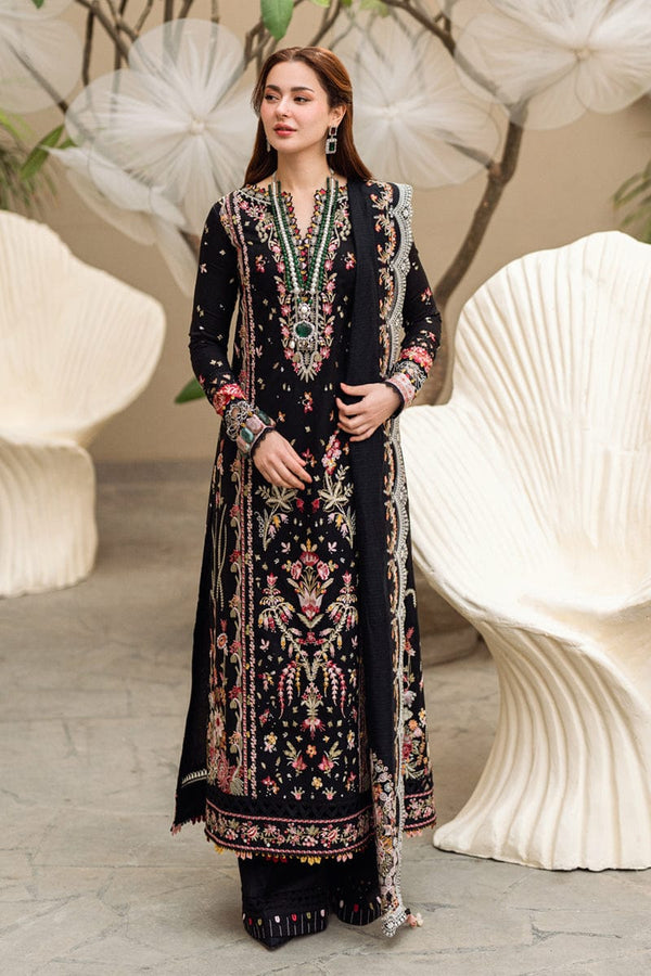 Qalamkar Luxury Embroidered Lawn 3pc Unstitched Suit