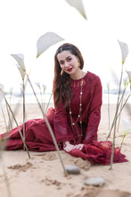 QALAMKAR Embroidered Lawn 3pcs Unstitched Suit