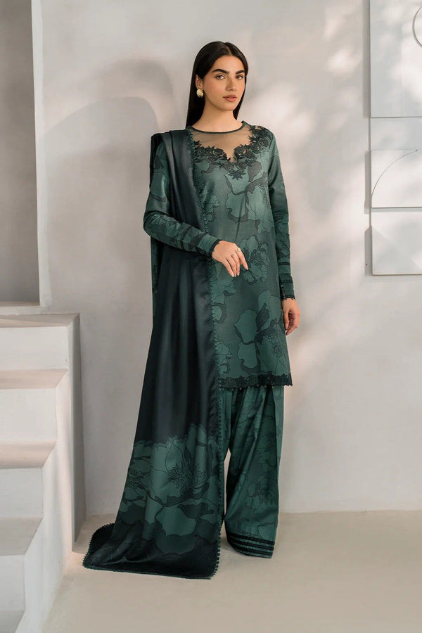 Premium Raplica of IZNIK Linen Unstitched 3pcs Suit