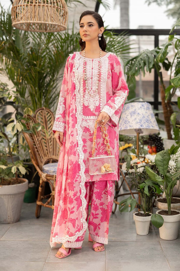 Premium Raplica of Maria B Linen Unstitched 3pcs Suit