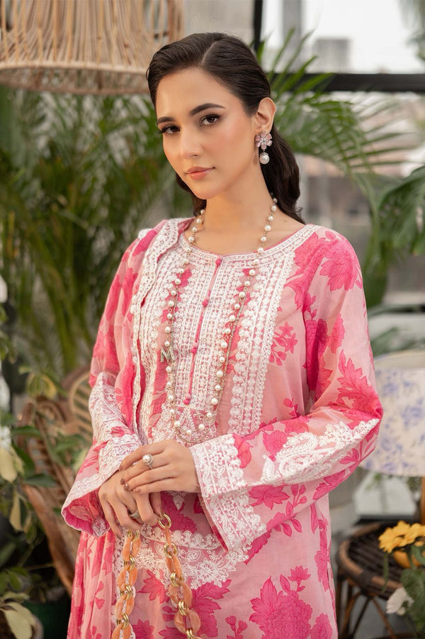 Premium Raplica of Maria B Linen Unstitched 3pcs Suit