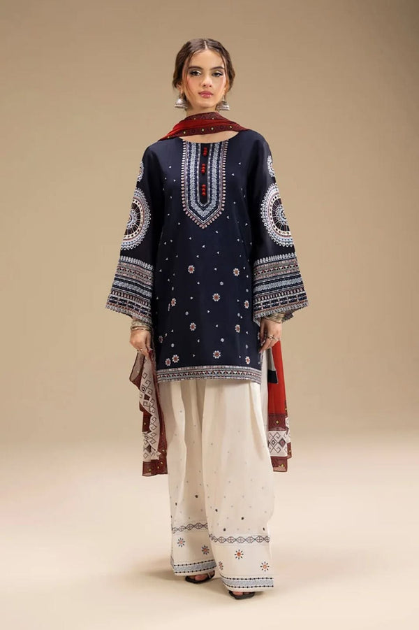 Premium Raplica of Jazmin 3pcs Unstitched Dhanak Suit