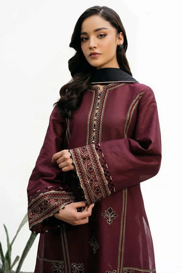 Premium Raplica of JAZMIN Embroidered Dhanak Unstitched 3pcs Suit
