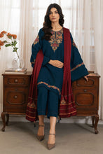 Premium Raplica of JAZMIN Dhanak Embroidered 3pcs Unstitched Suit