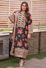Premium Raplica of ANEELA Silk Embroidered Unstitched 3pcs Suit