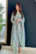 Premium Raplica of IZNIK Embroidered Linen Unstitched 3pcs Suit