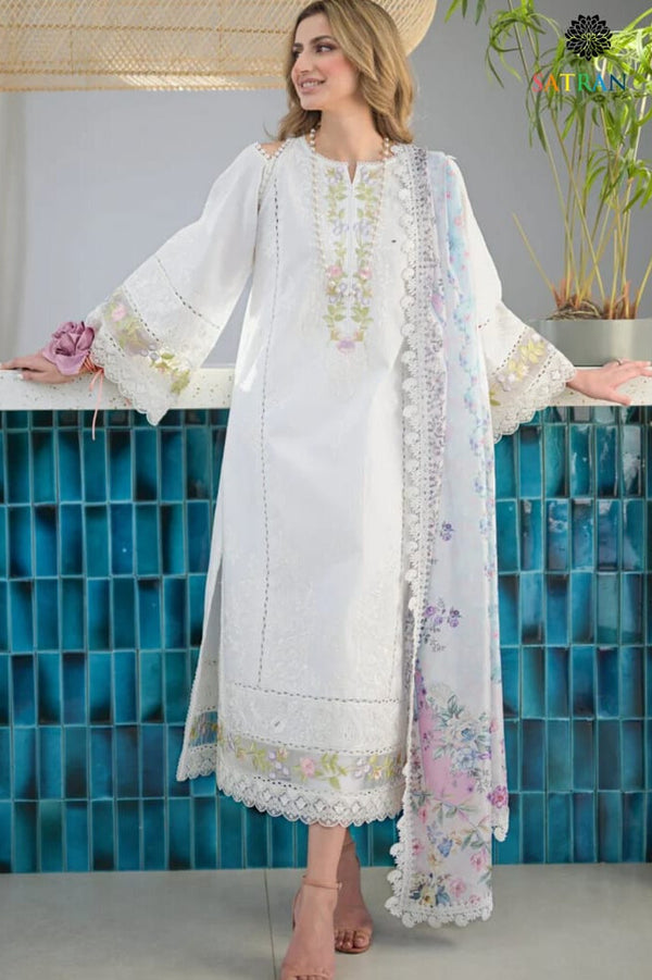 JAZMIN Lawn With Digital Diamond Dupatta